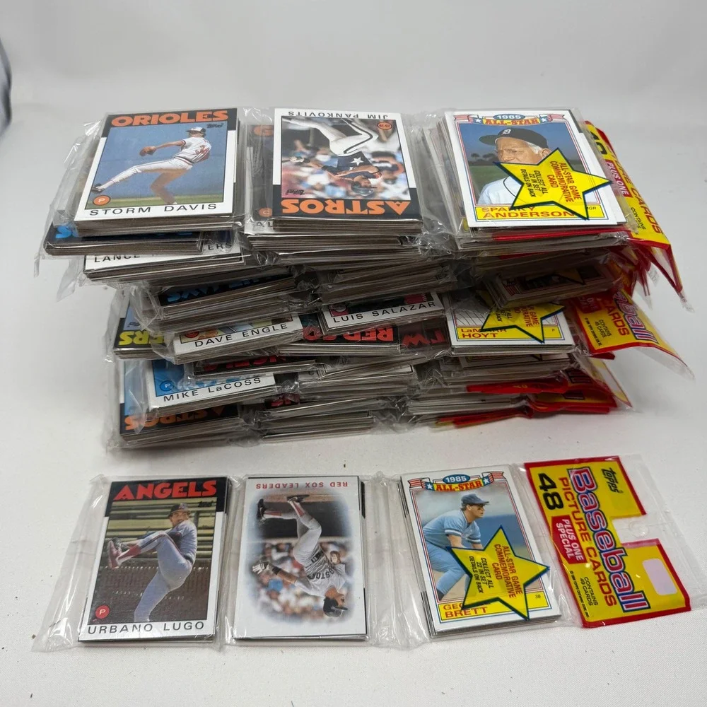 24 Hanger Pack Lot 1986 Topps Baseball Cards Sealed 48 Plus One Special - Picture 1 of 4